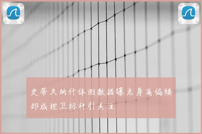 史蒂夫纳什体测数据曝光身高偏矮却成控卫标杆引关注